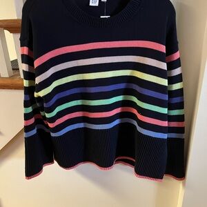 GAP Women's Striped Sweater - Multicolor